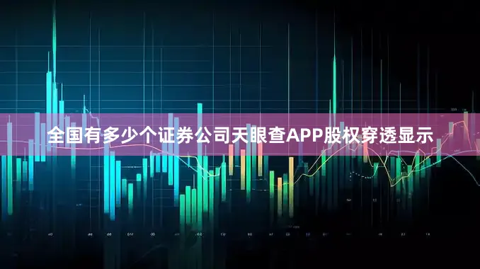全国有多少个证券公司天眼查APP股权穿透显示