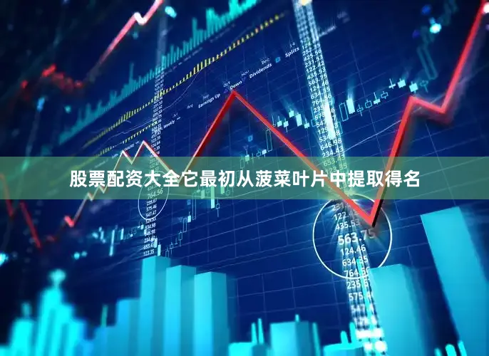 股票配资大全它最初从菠菜叶片中提取得名